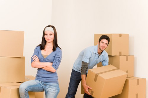 Removal van ready for a local move in Wallington