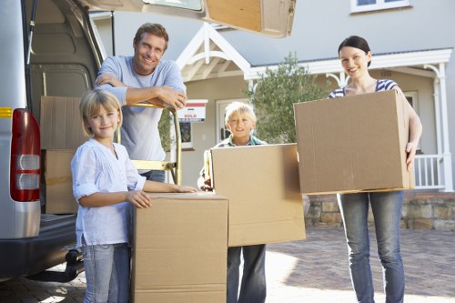 Careful packing and organised moving process for a Wallington house move
