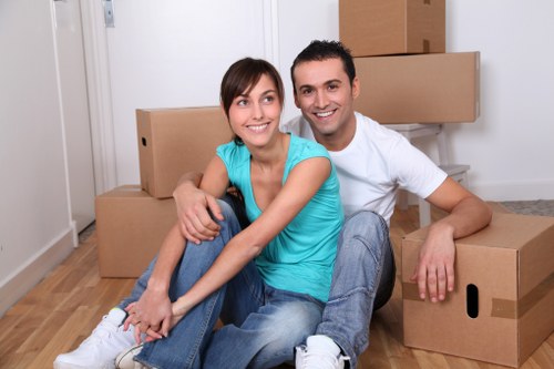 Local movers supporting a Wallington family relocation