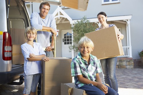 Moving team coordinating a house relocation in Wallington