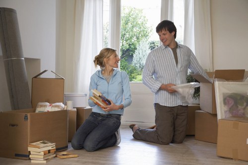 Local movers handling a flat removal in Wallington
