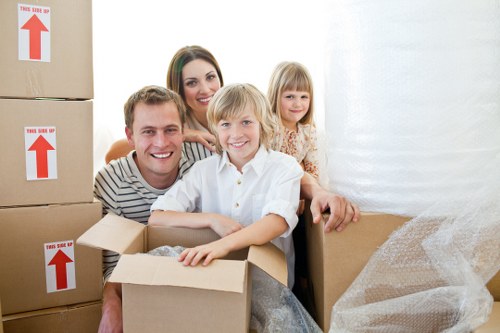 Securely loaded van demonstrating safe transport procedures