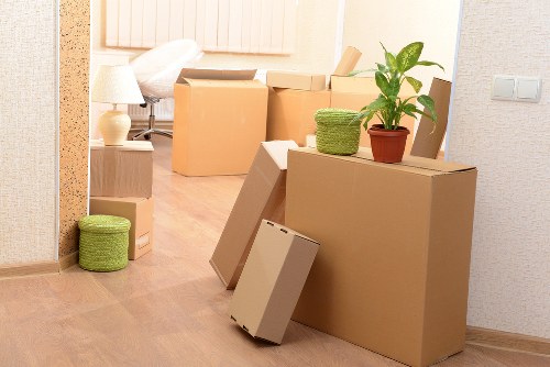 Residential and commercial moving support with a removal van in Wallington